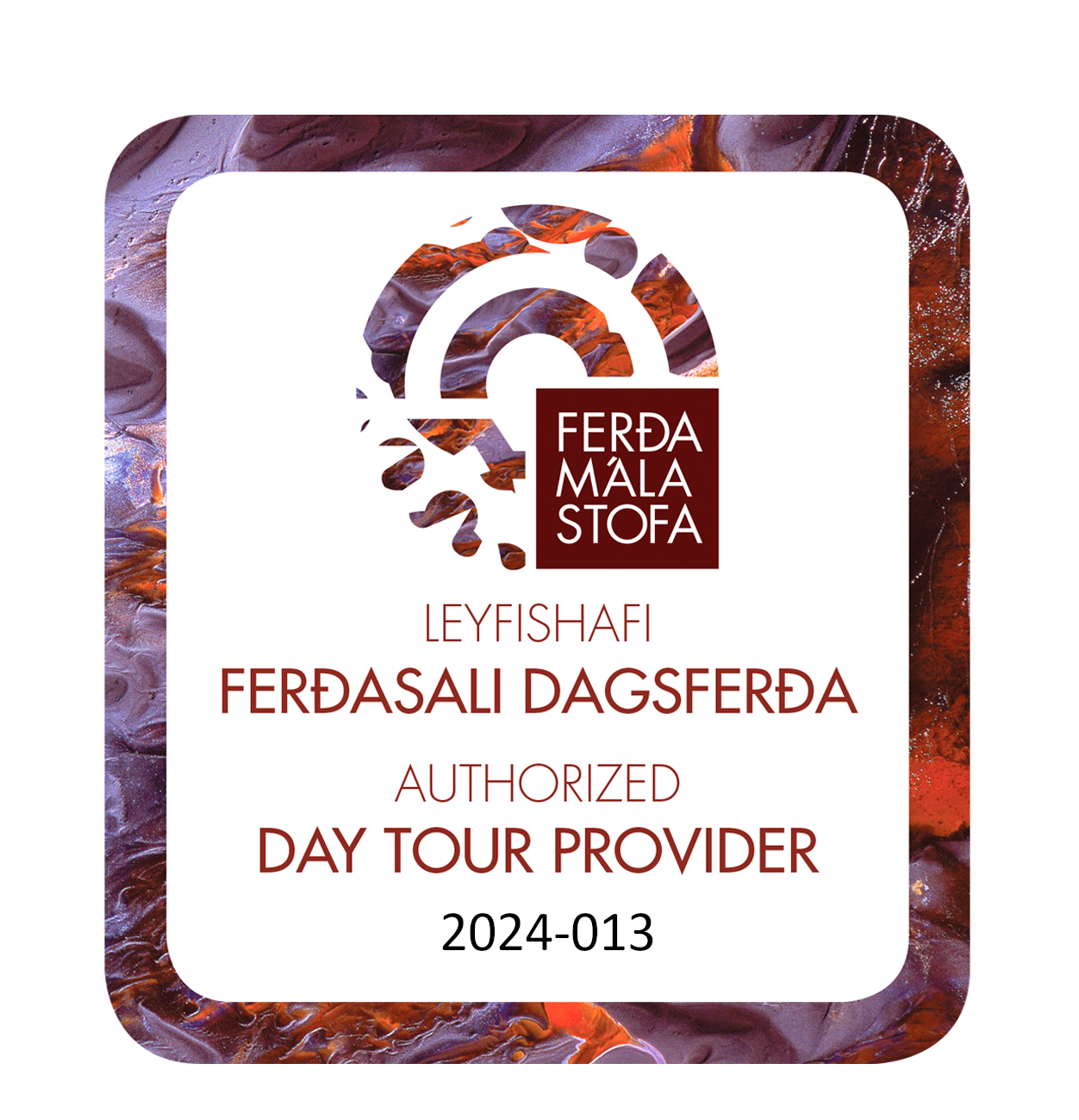 Ferðamálastofa — Authorized Day Tour Provider 2024-013